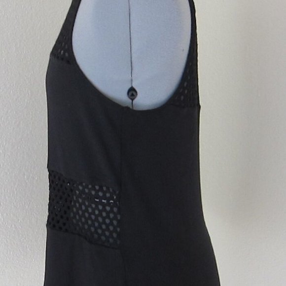 TOWNSEN BLACK MESH COTTON BLEND SLEEVELESS TOP - SIZE SMALL - Picture 7 of 7